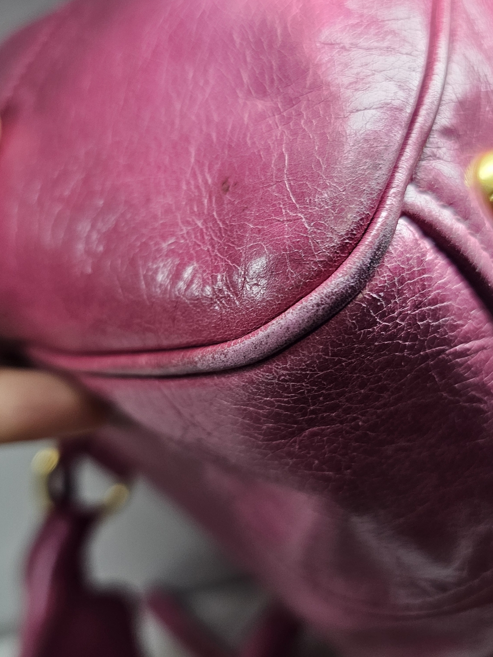 Prada Pink Leather Satchel - Picture 11 of 16